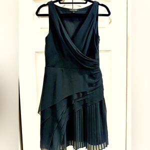 NEW BANANA REPUBLIC Chiffon Pleated Dress Crossover Top